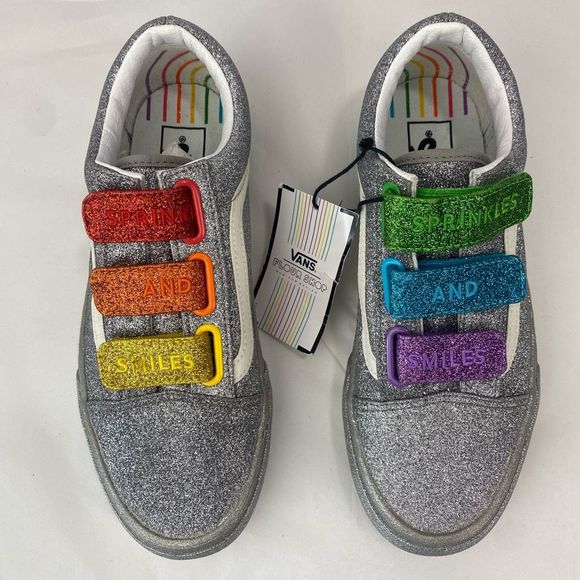 Vans Shoes - New Vans Old Skool  X Flour Shop Limited Edition Women's 8 Mens 6.5 Sparkle Glit
